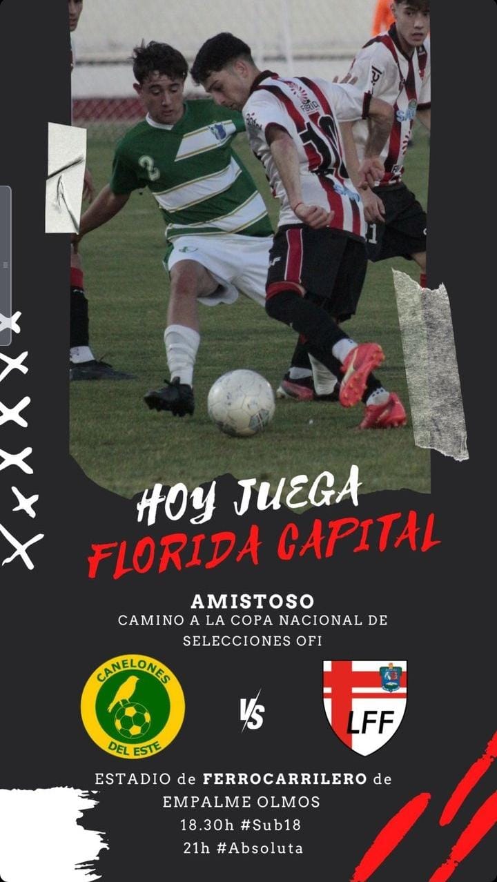 Amistoso Florida visita a Canelones del Este