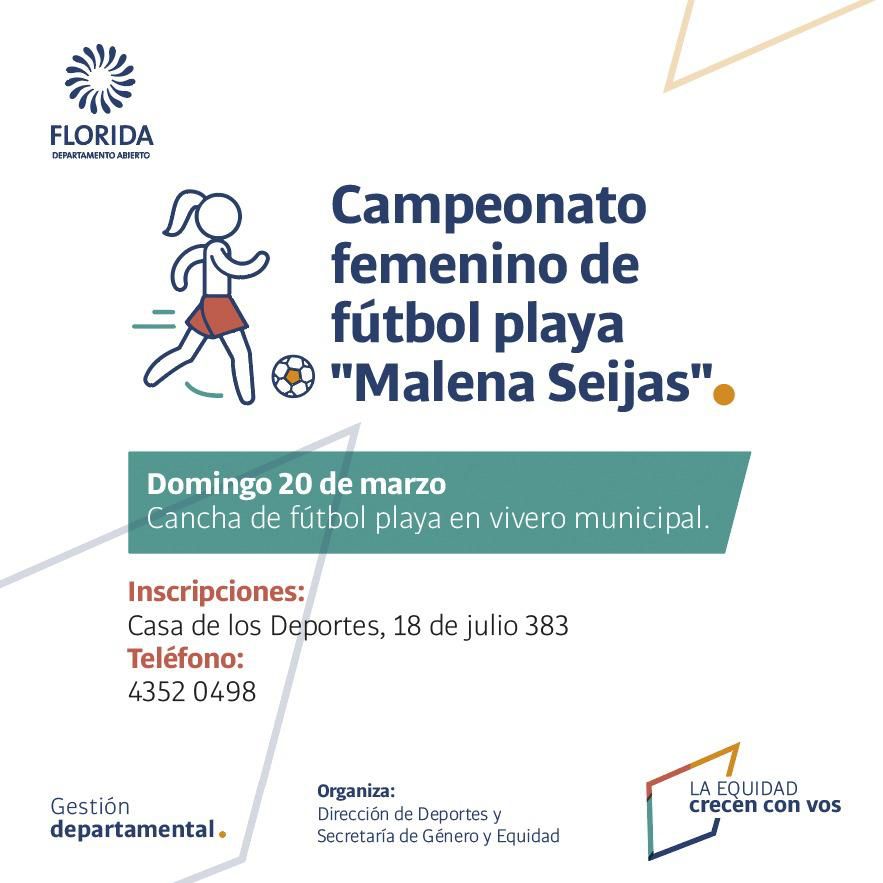 Campeonato femenino de fútbol playa