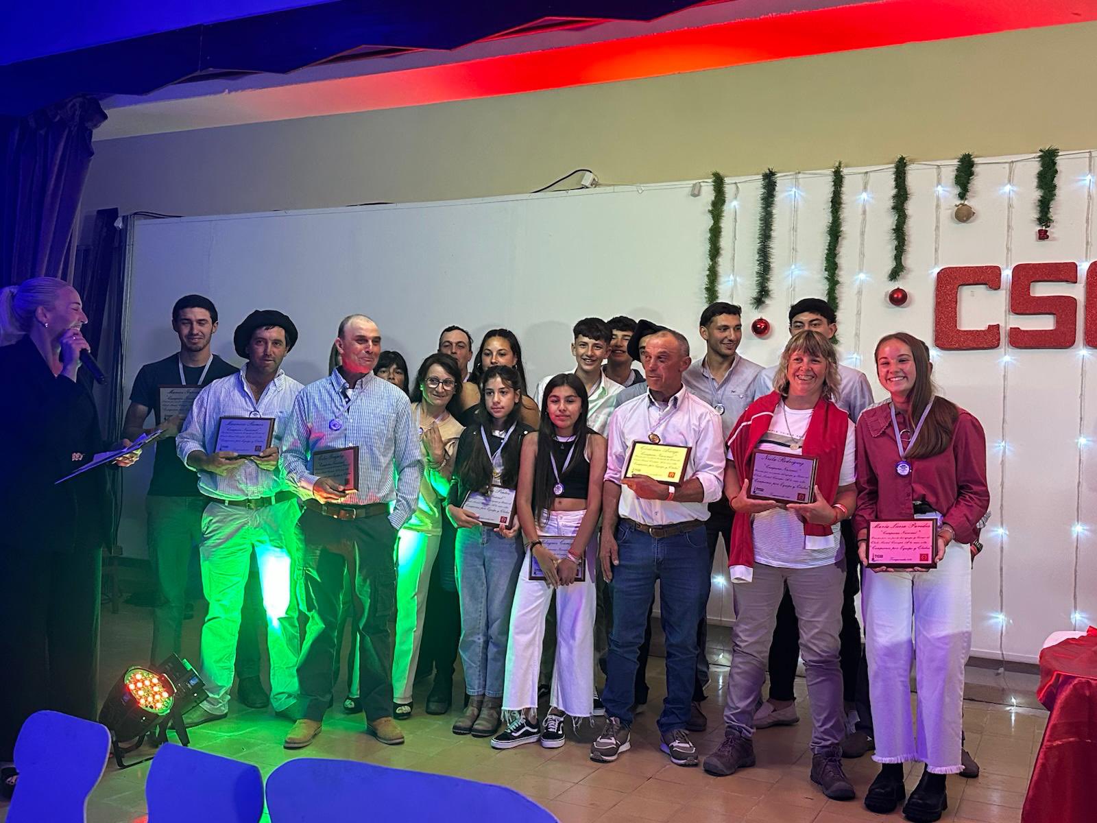 El Campeonato Departamental de Raid entregó los premios 2024 2