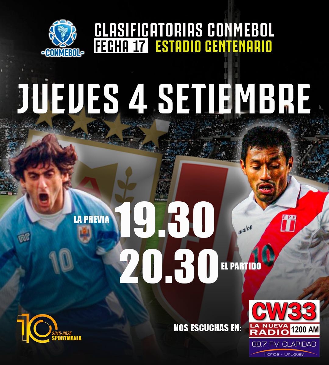 Eliminatorias Uruguay Perú se vive por la 33