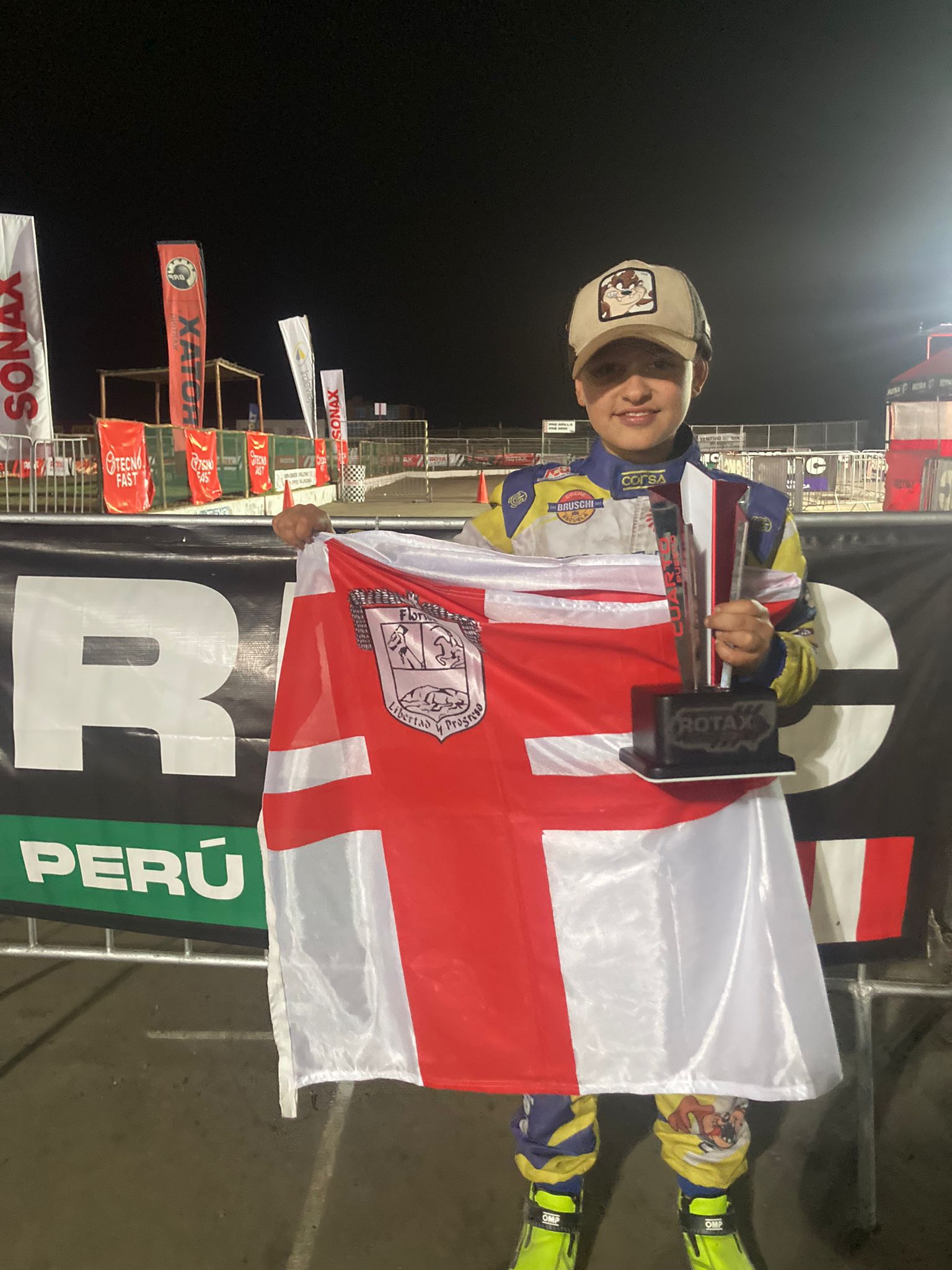 Karting Feliciano Bruschi logró un 4 puesto en el Sudamericano de Perujpeg