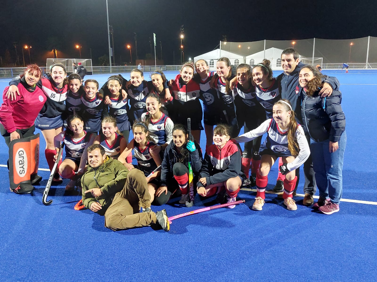 Quilmes Hockey sub 14 campeón uruguayo