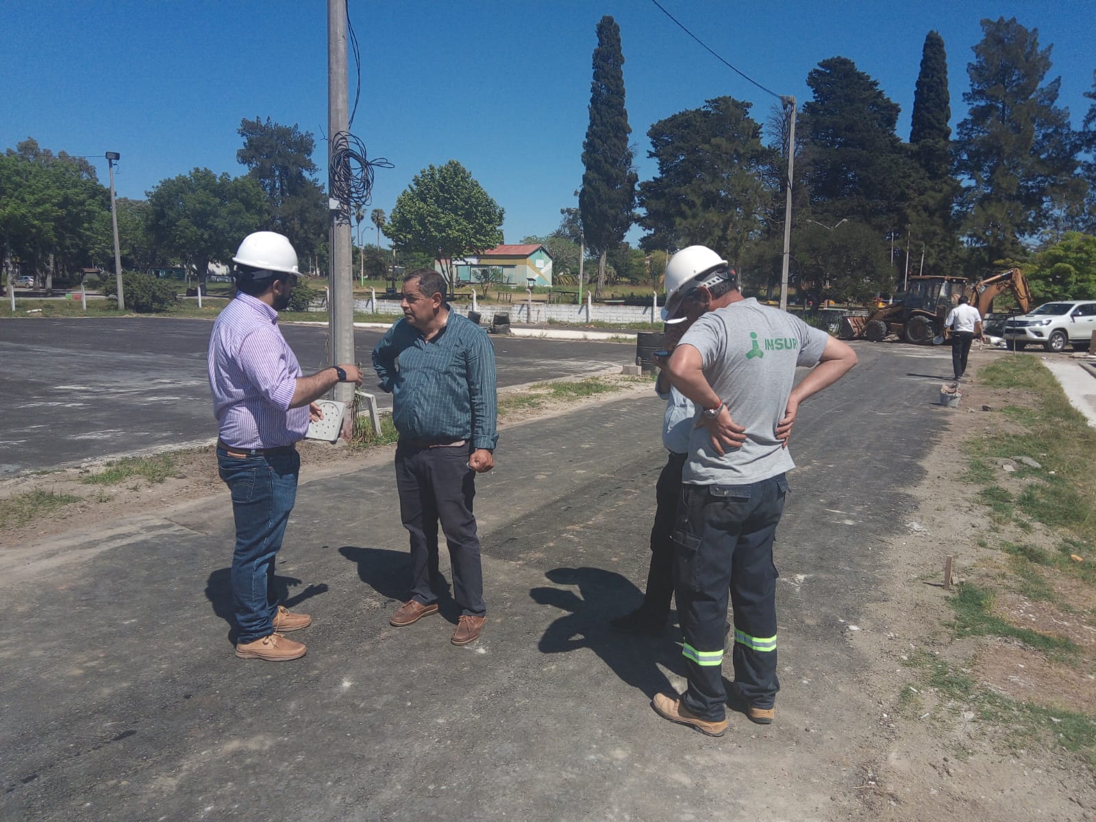 Etapa final de obras en Plaza de Deportes de 25 de Mayo y Cardal 2