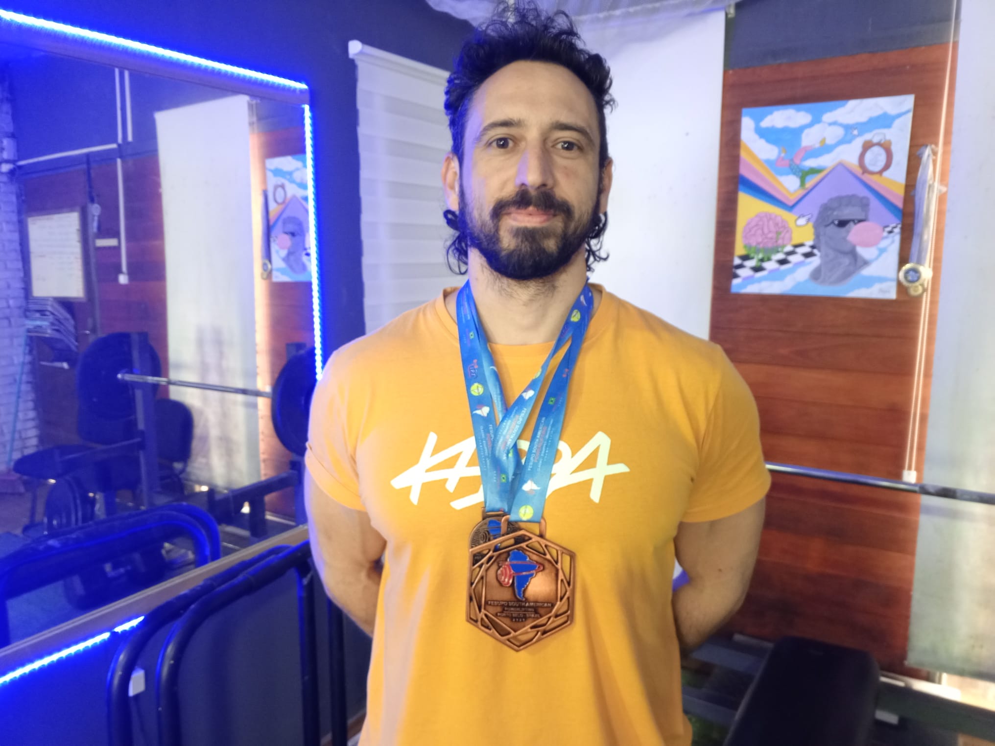 Floridense Martin Benoit obtuvo medalla de bronce en el Sudamericano de Powerlifting