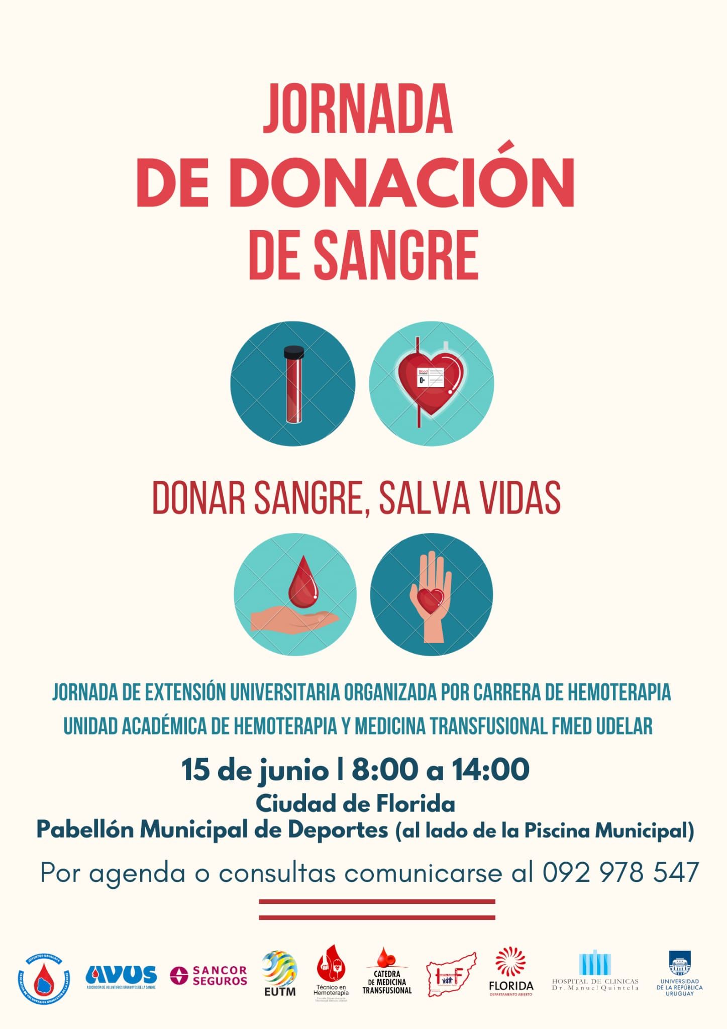 Jornada de donación de sangre en el Pabellón de Deportes 1