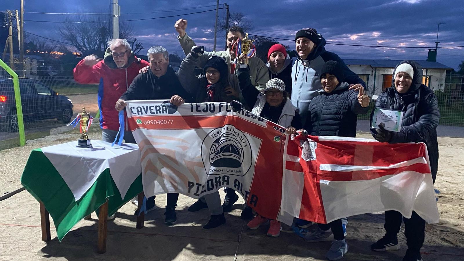 Tejo Piedra Alta logró segundo puesto en torneo de Villa Ituzaingó 4