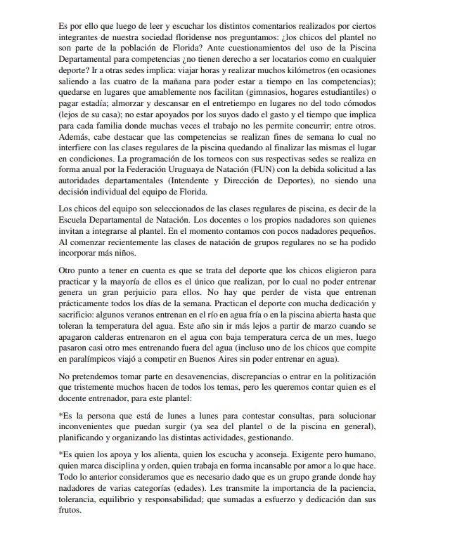 comunicado padres natación1