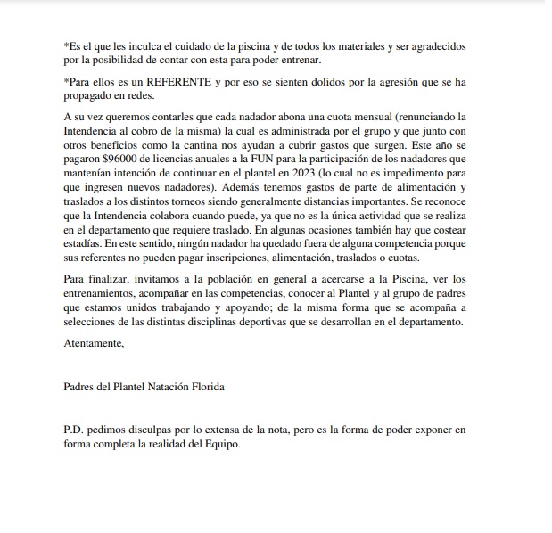 comunicado padres natación2